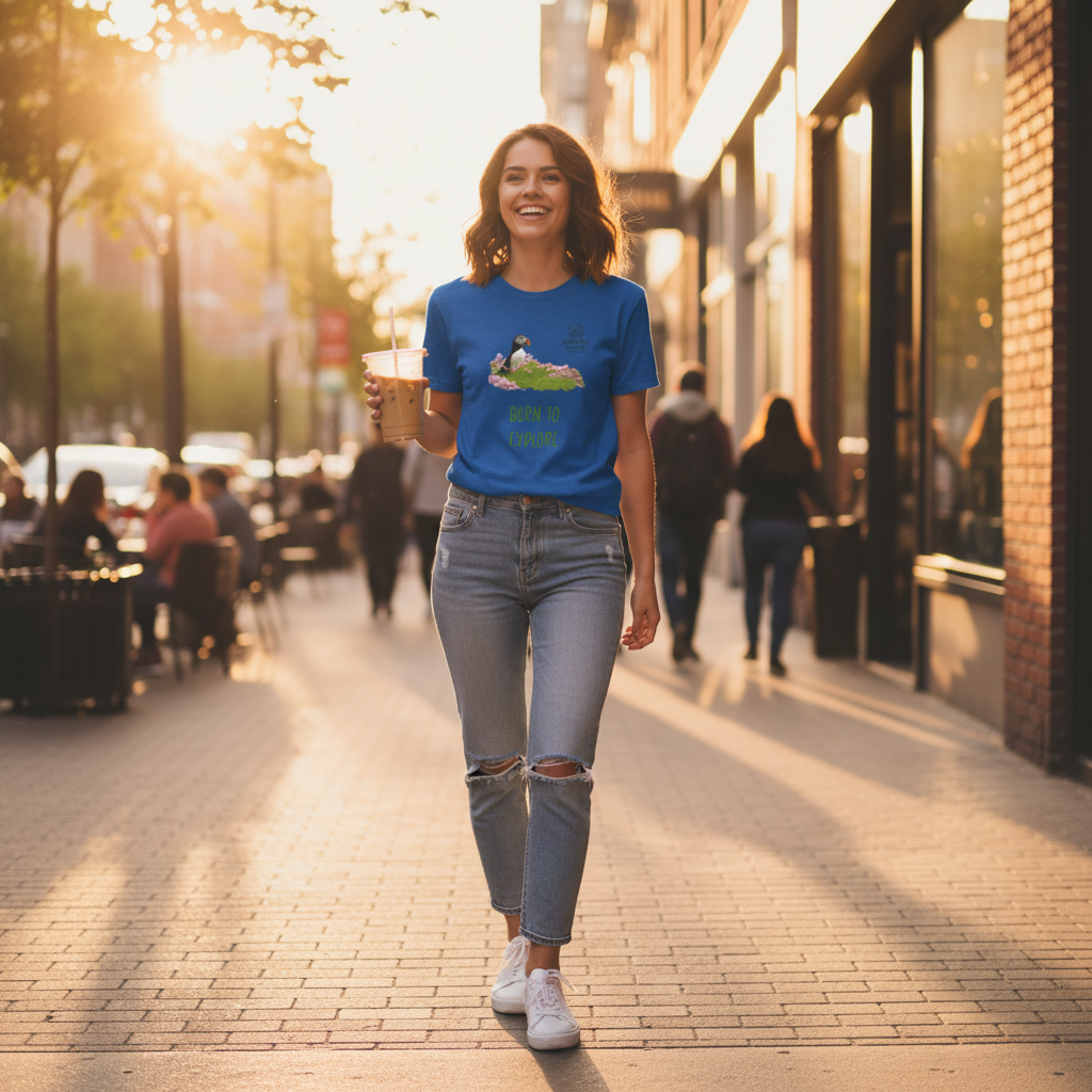 Camiseta 'Born to Explore'